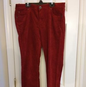Red Corduroy Pants